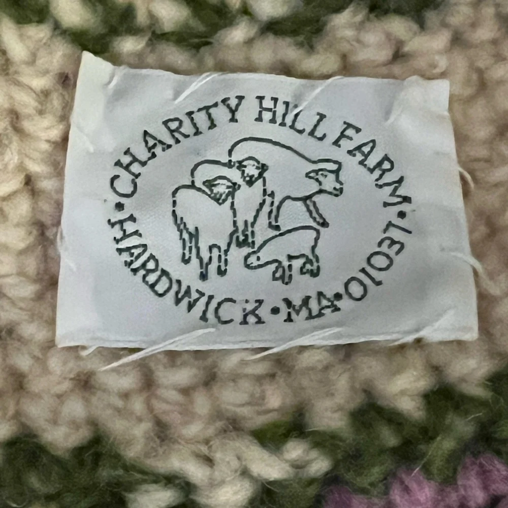 Floral Crochet Bucket Hat small/medium - Picture 5 of 5